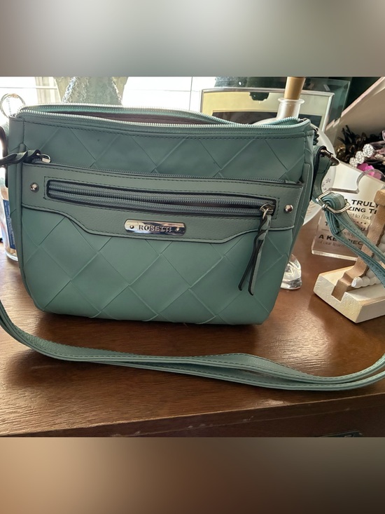 Rosetti Handbags - Rosetti Quilted Crossbody Bag in Teal Green
